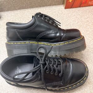 Dr. Martens Black Platform Shoes